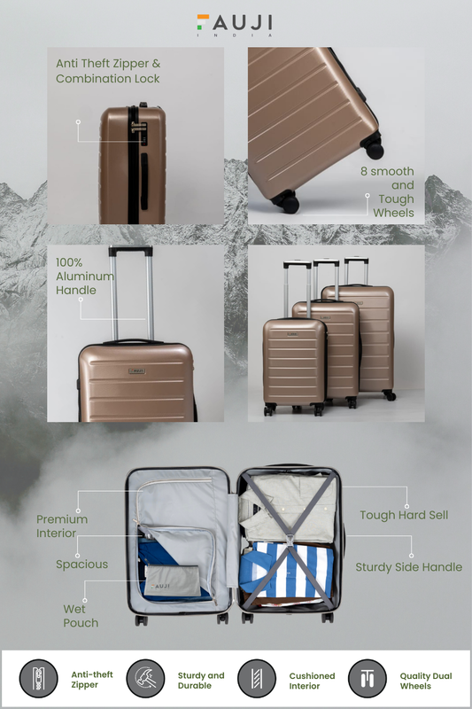 Luggage bag - Rose Gold - S