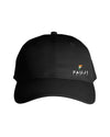 Fauji India Unisex Cotton Regular Cap | Adjustable Fit | Black